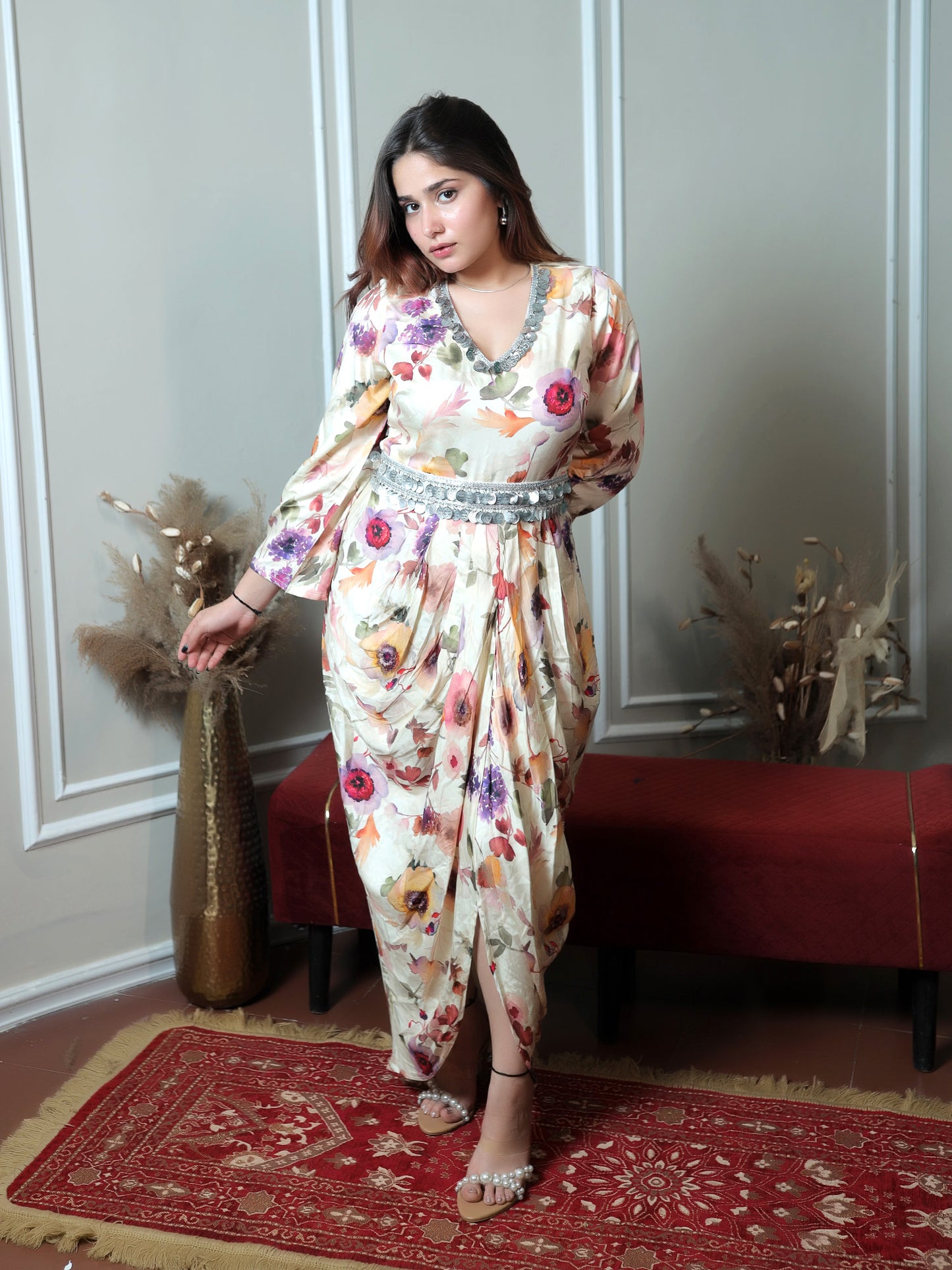 Rayon Coin Dress