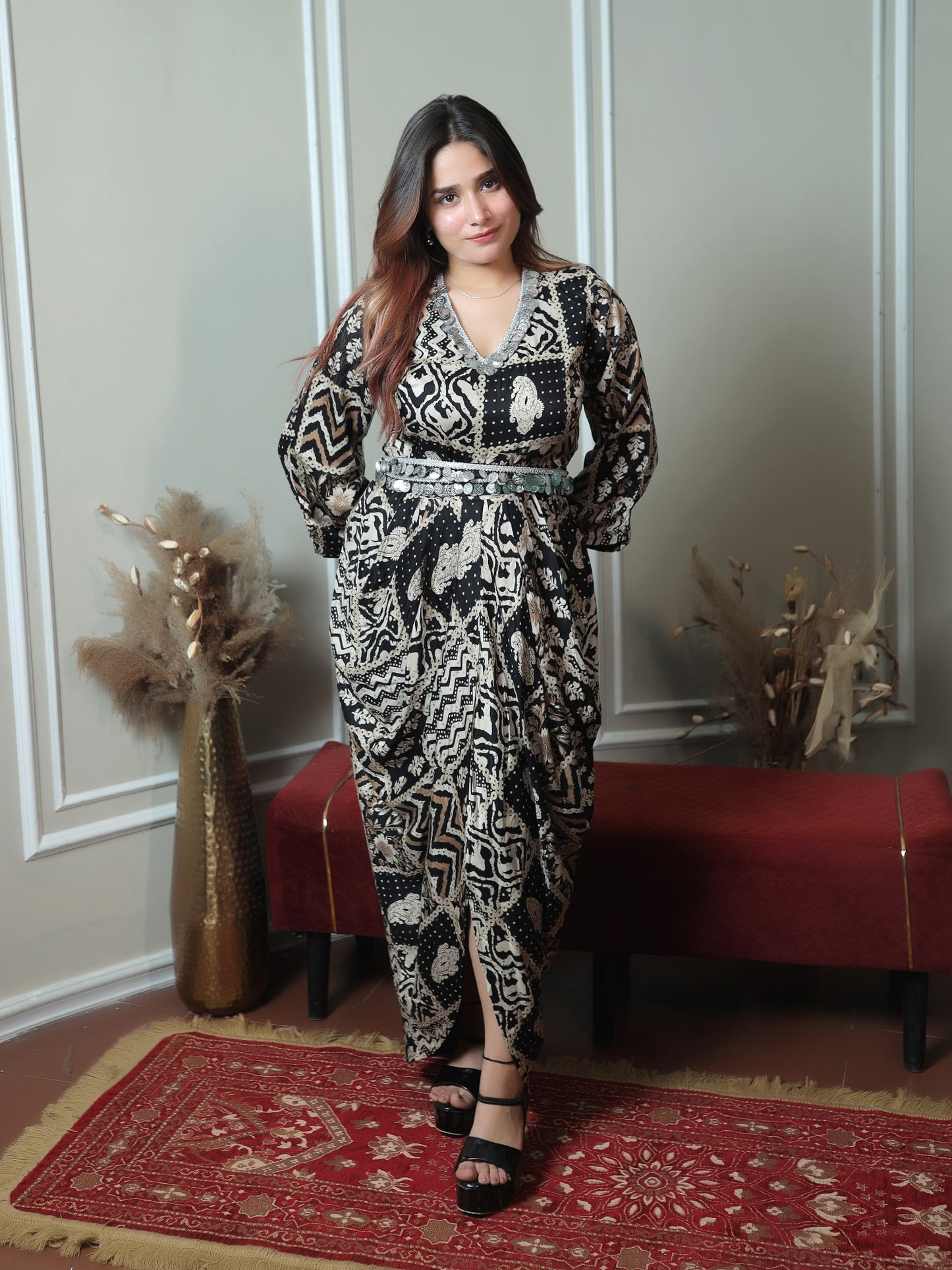 Rayon Coin Dress