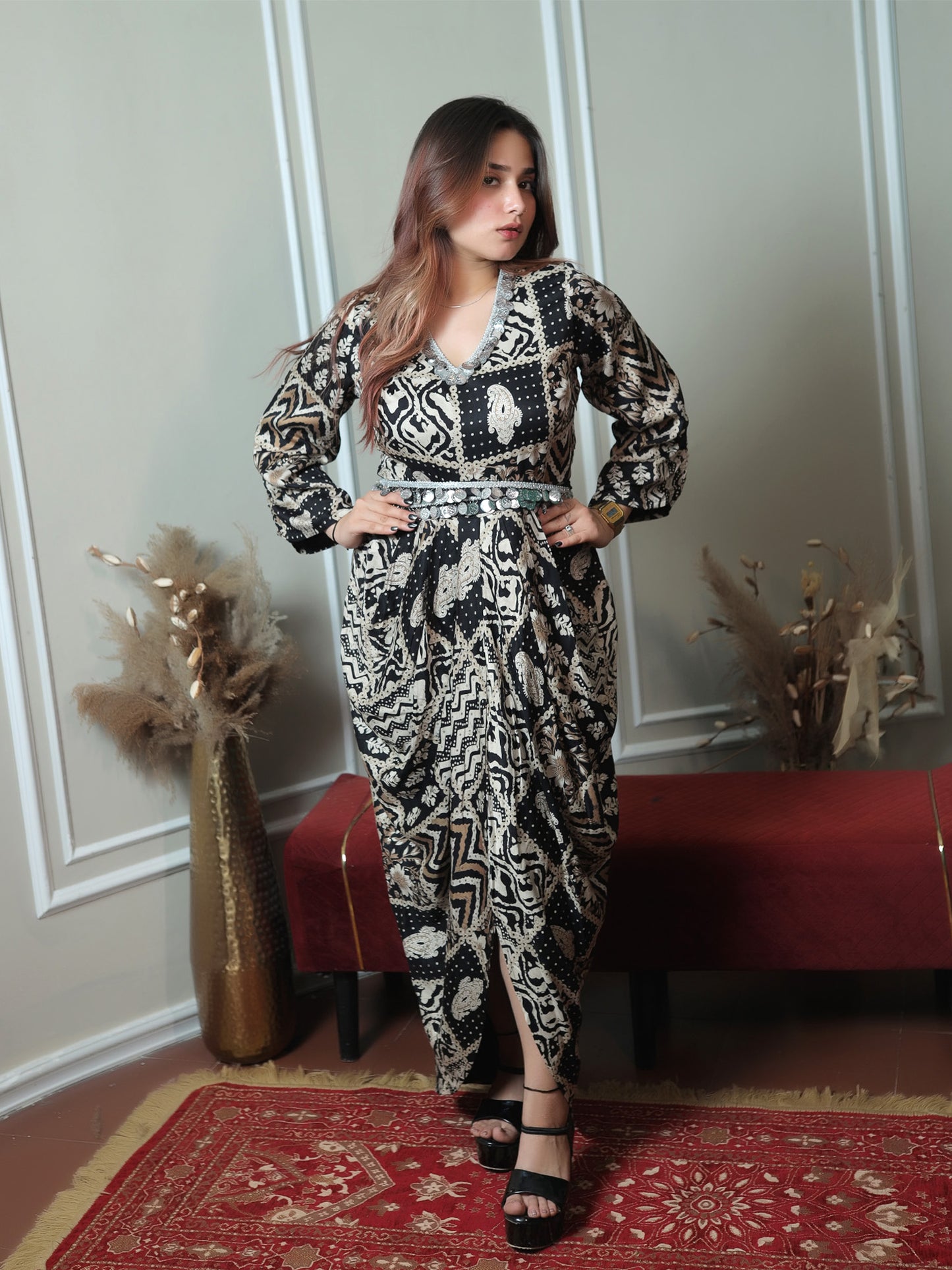 Rayon Coin Dress