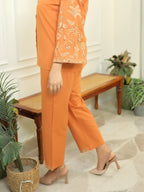 Rust Embroidered Set