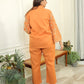 Rust Embroidered set