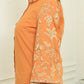Rust Embroidered set