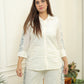 White cotton embroidery Set